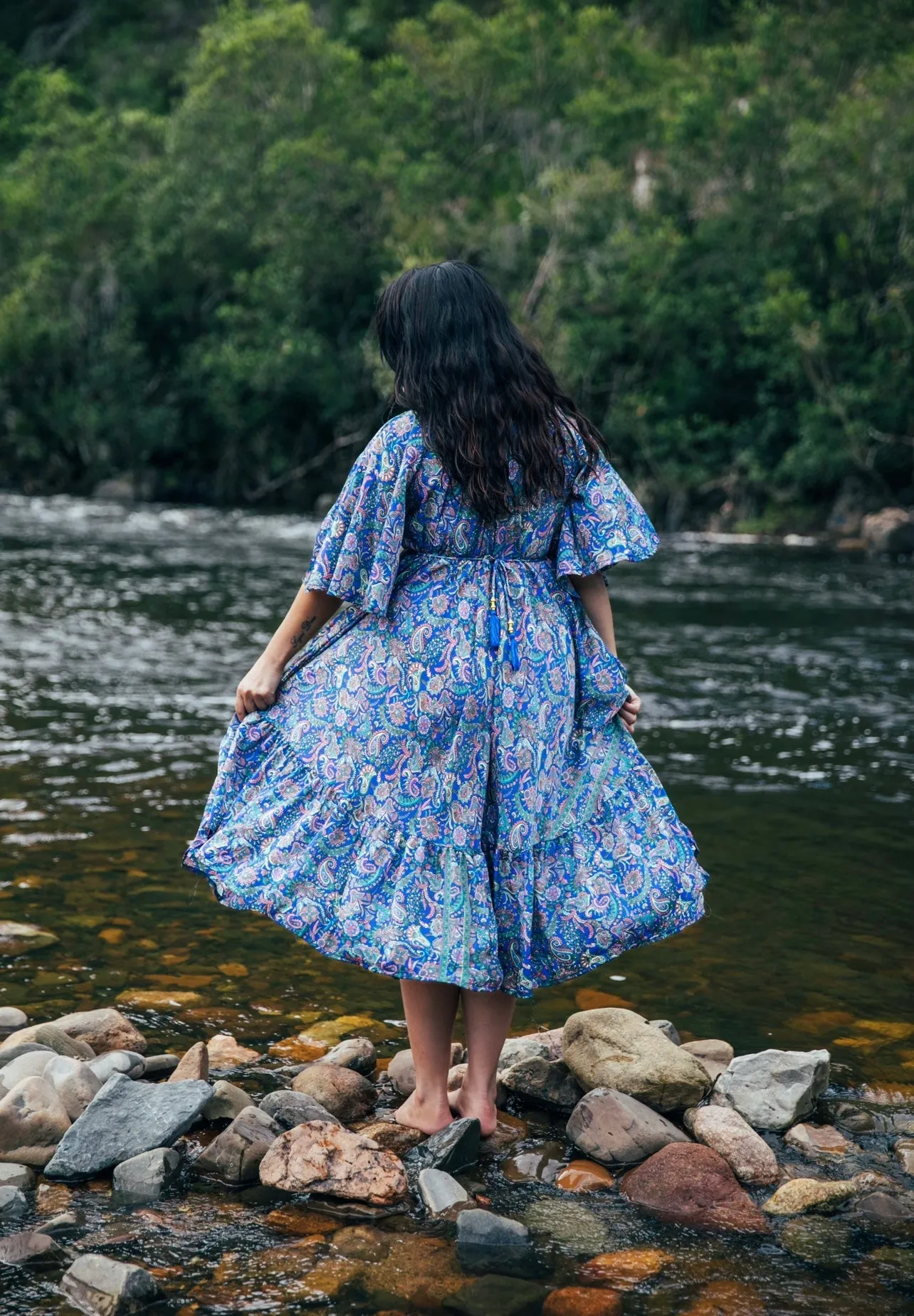 Sunflower Dress ~ Blue