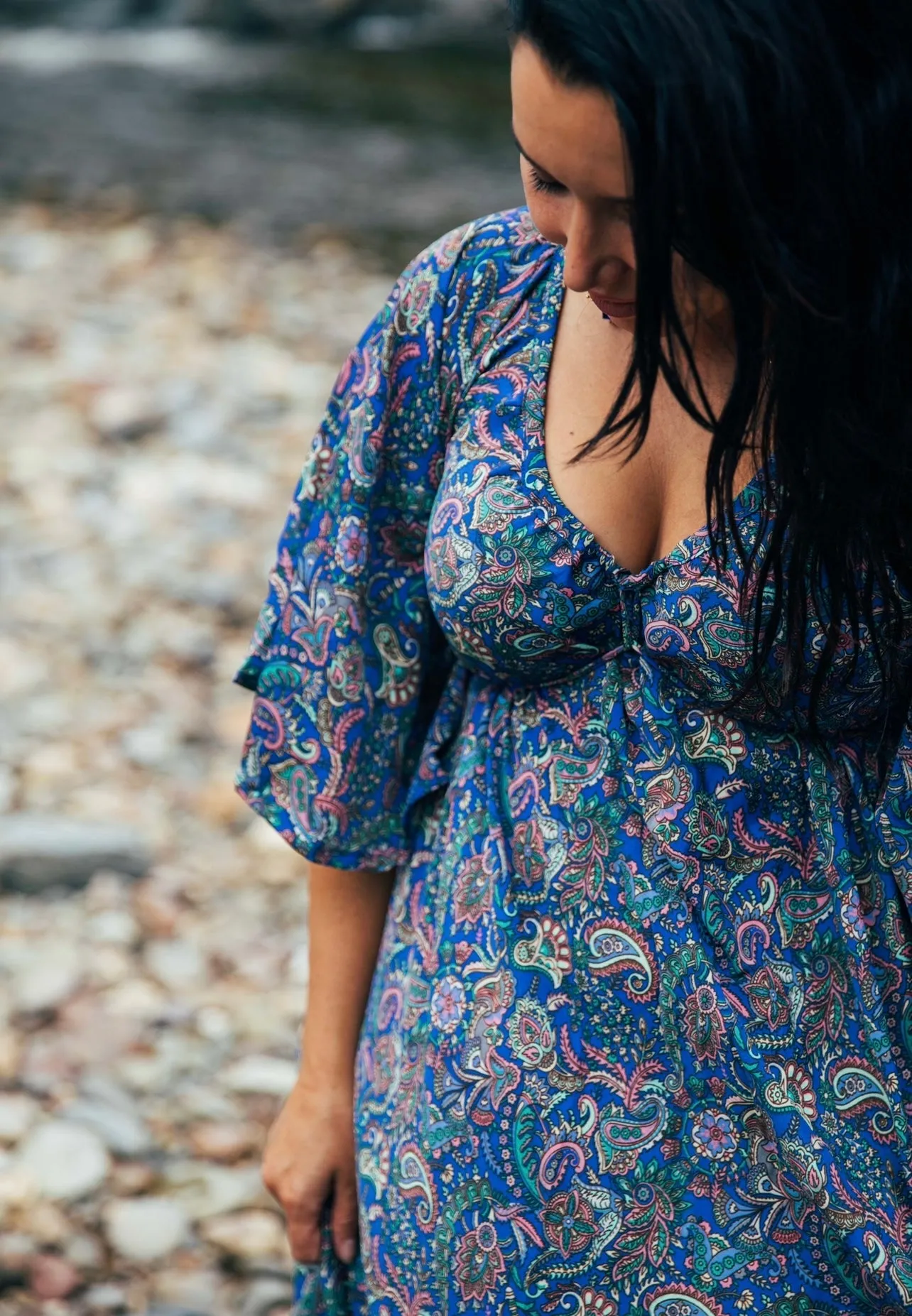Sunflower Dress ~ Blue