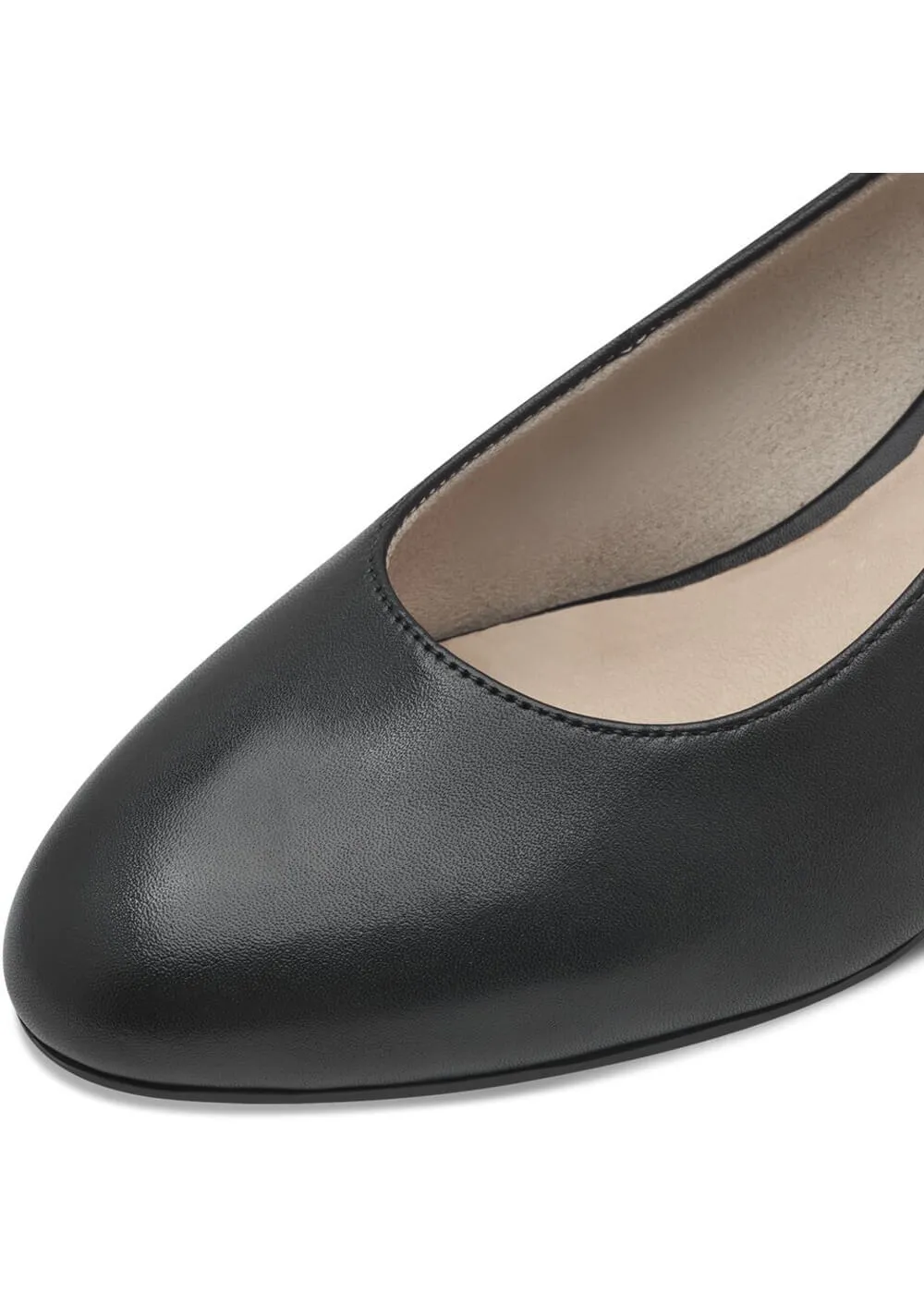 Tamaris Comfort Zara Leather Slingback Pumps Black