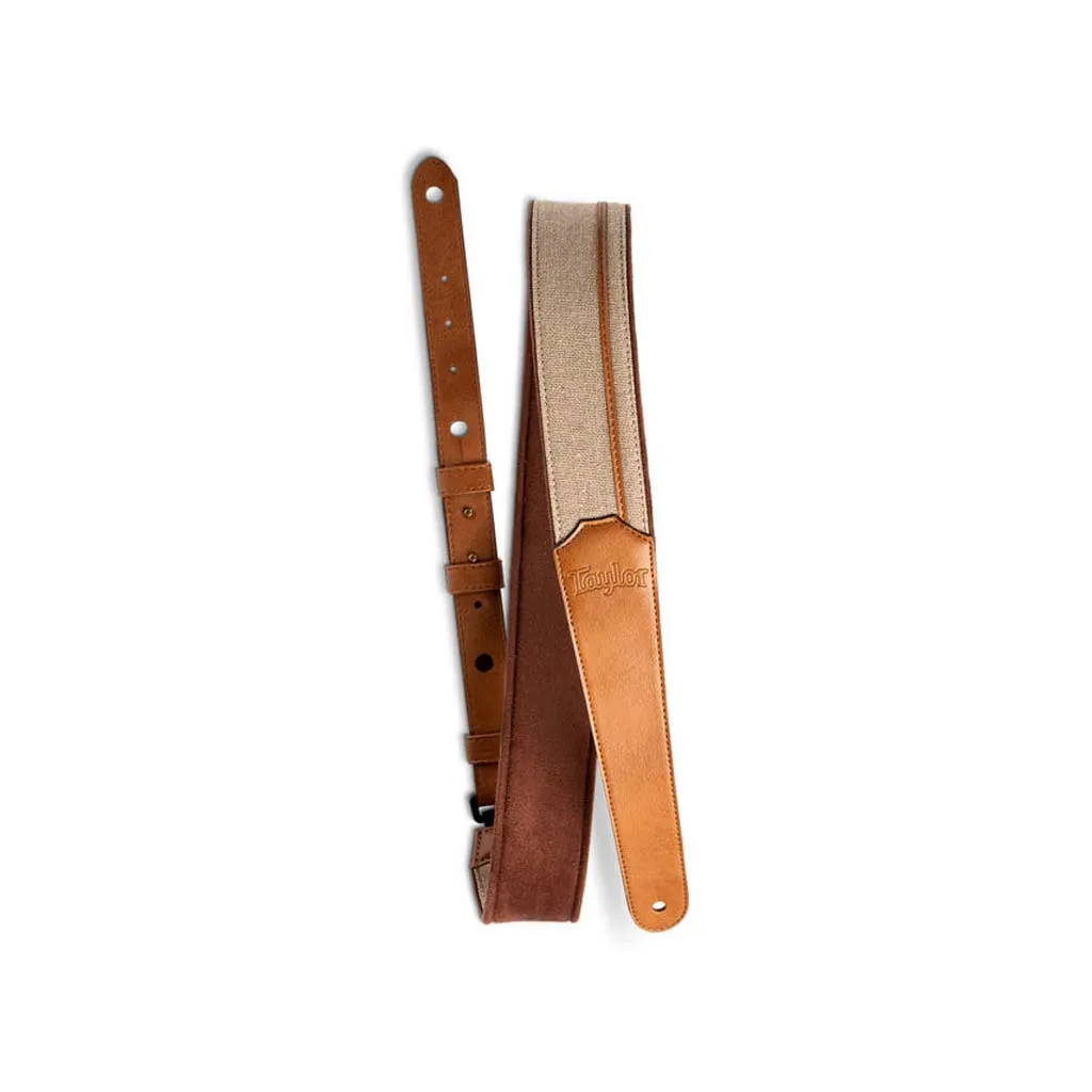 Taylor 2.5" Vegan Leather Guitar Strap, Tan