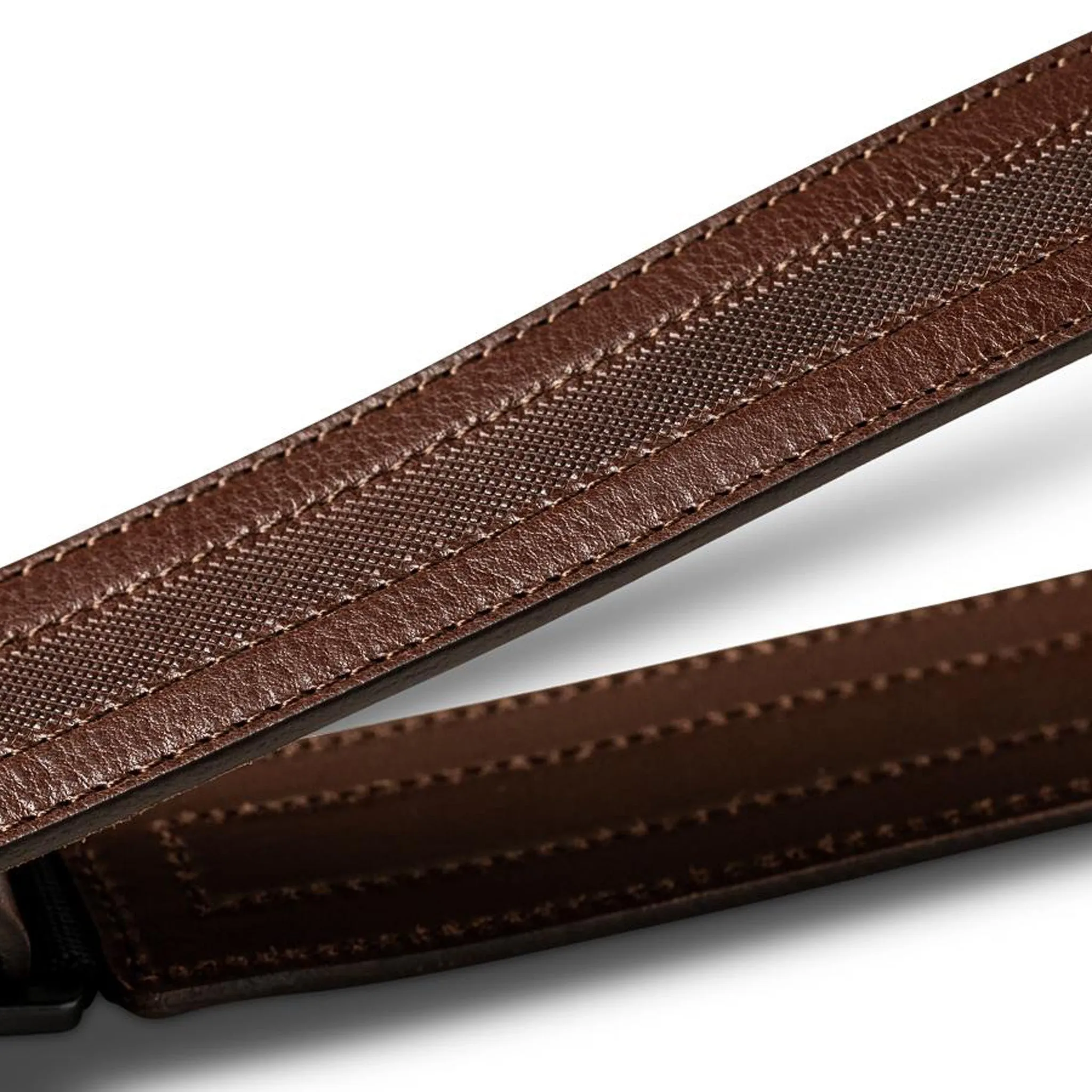 Taylor Slim Vegan Leather Guitar Strap, Chocolate Brown
