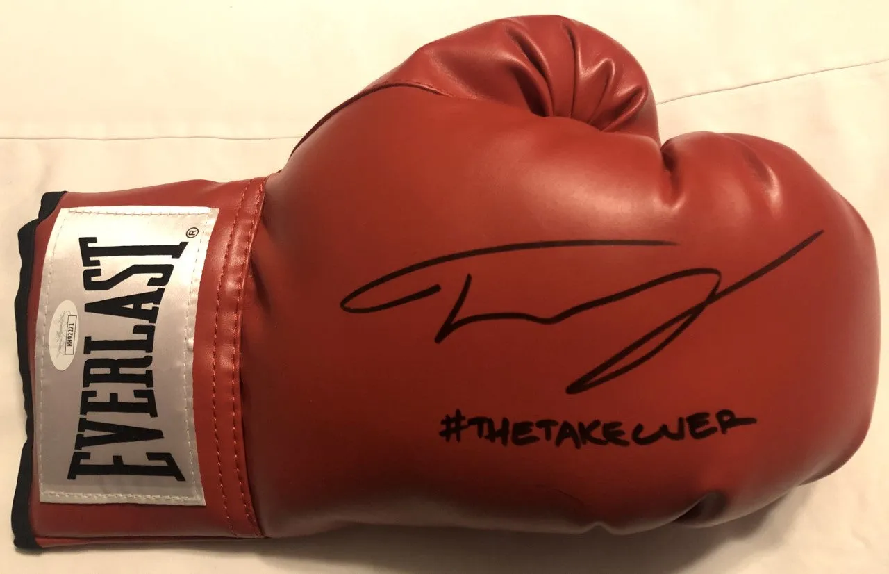 Teófimo López autographed signed everlast Rare boxing glove certified