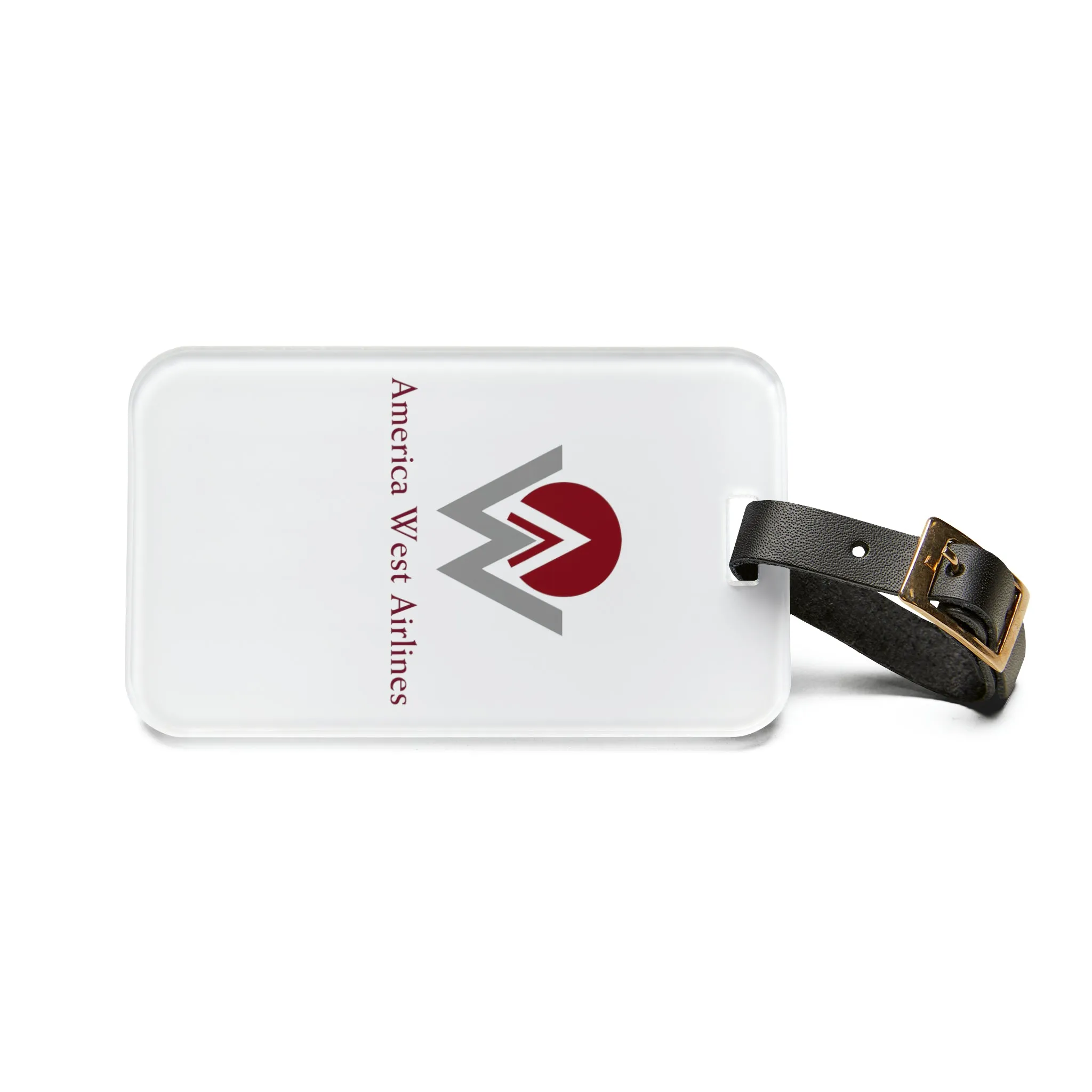 The Original America West Airlines Logo - Luggage Tag
