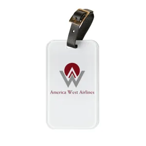 The Original America West Airlines Logo - Luggage Tag