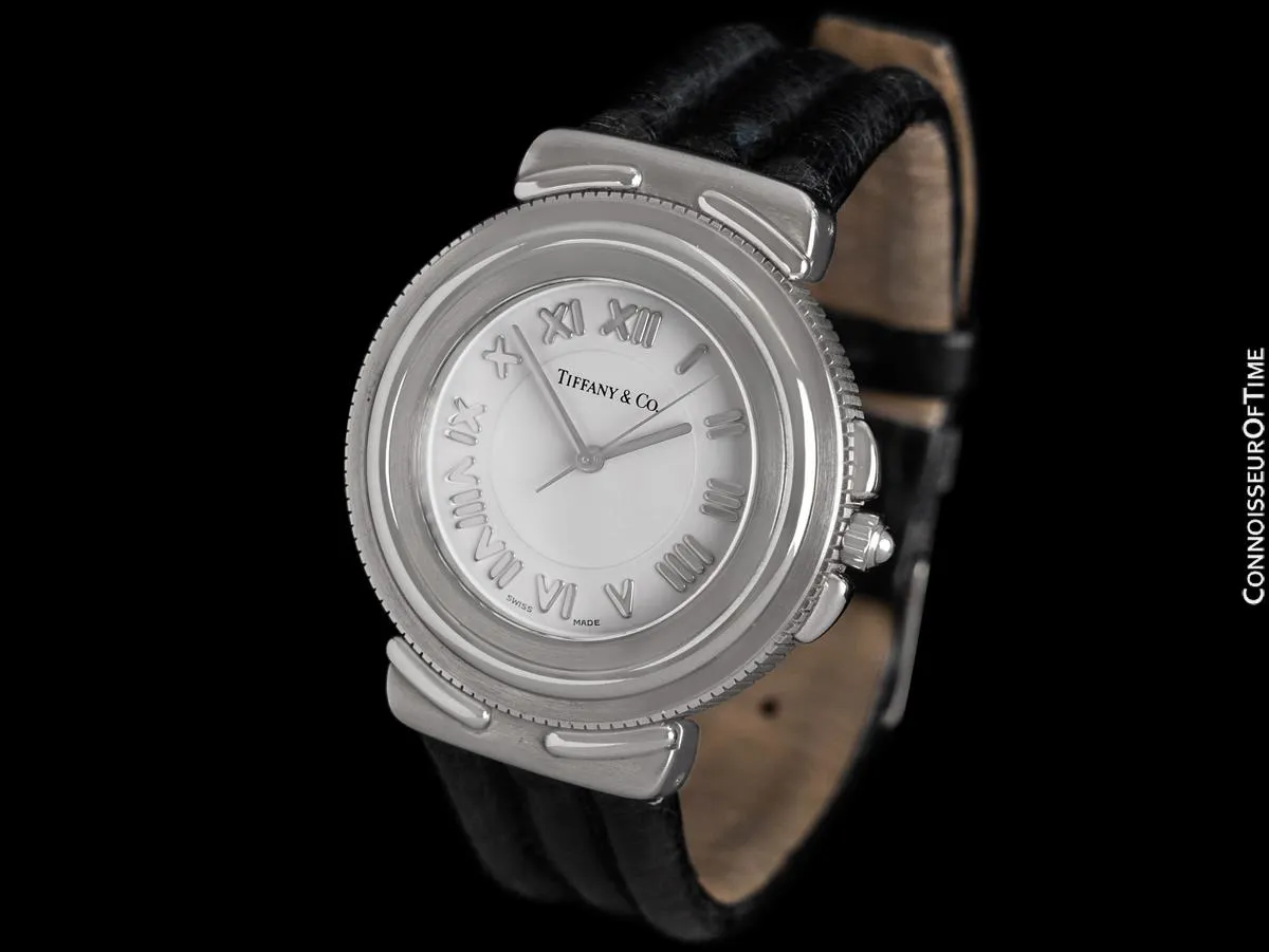 Tiffany & Co. Mens Intaglio Quartz Watch - Stainless Steel