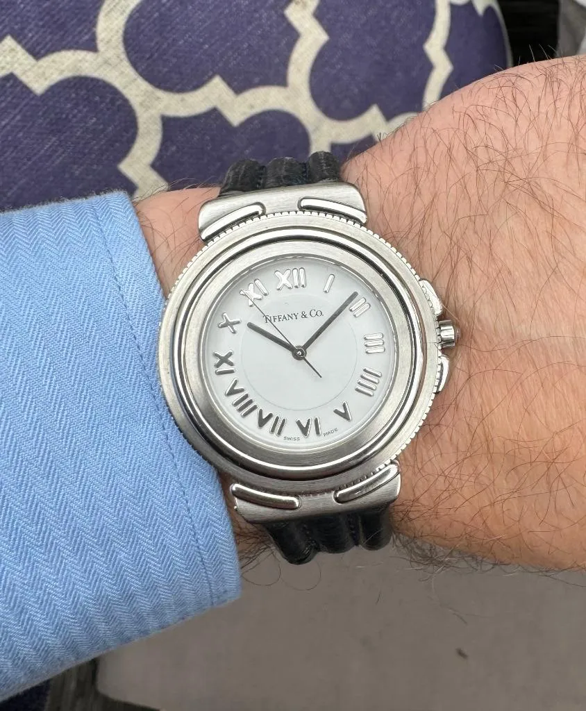 Tiffany & Co. Mens Intaglio Quartz Watch - Stainless Steel