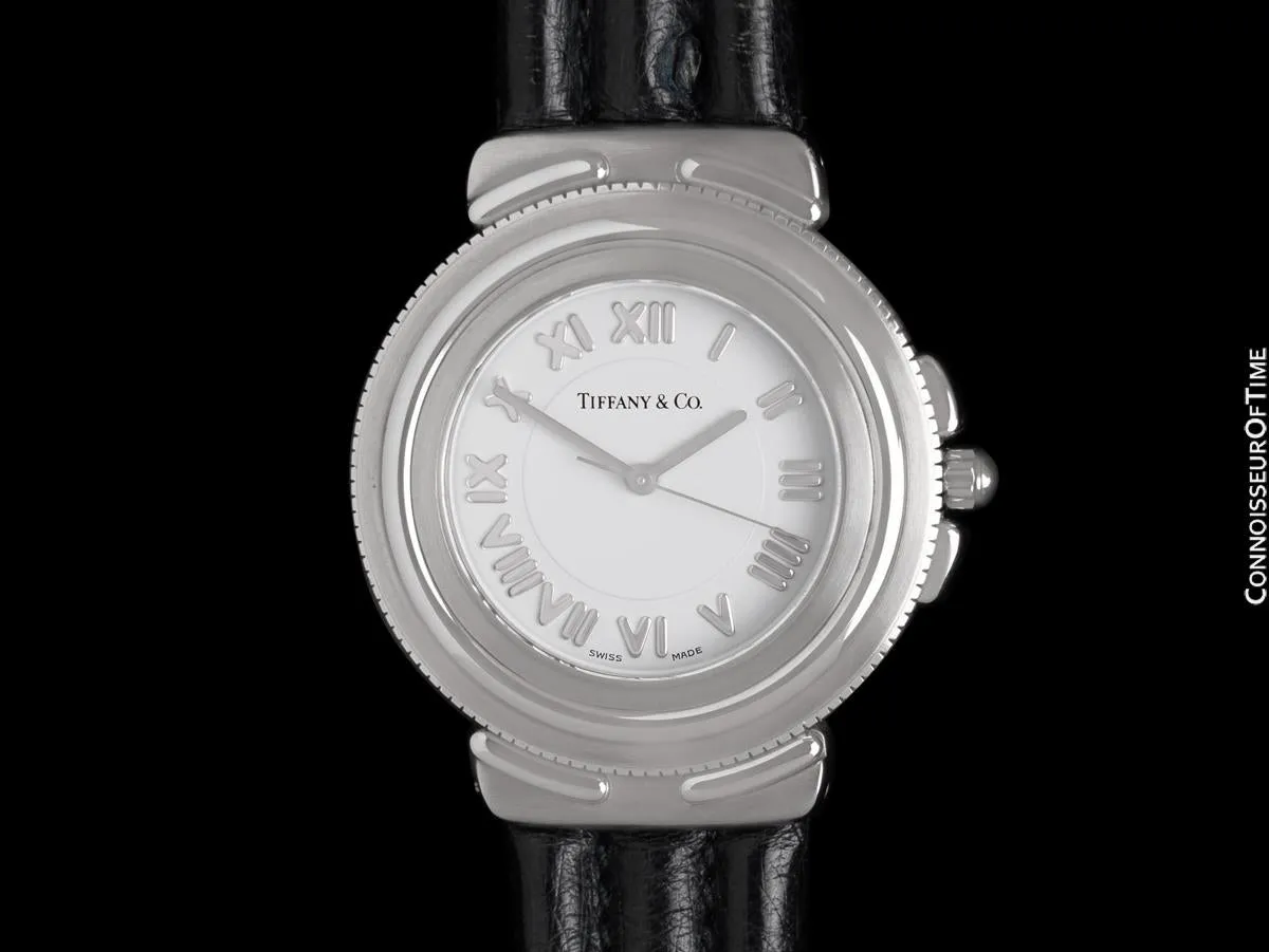 Tiffany & Co. Mens Intaglio Quartz Watch - Stainless Steel