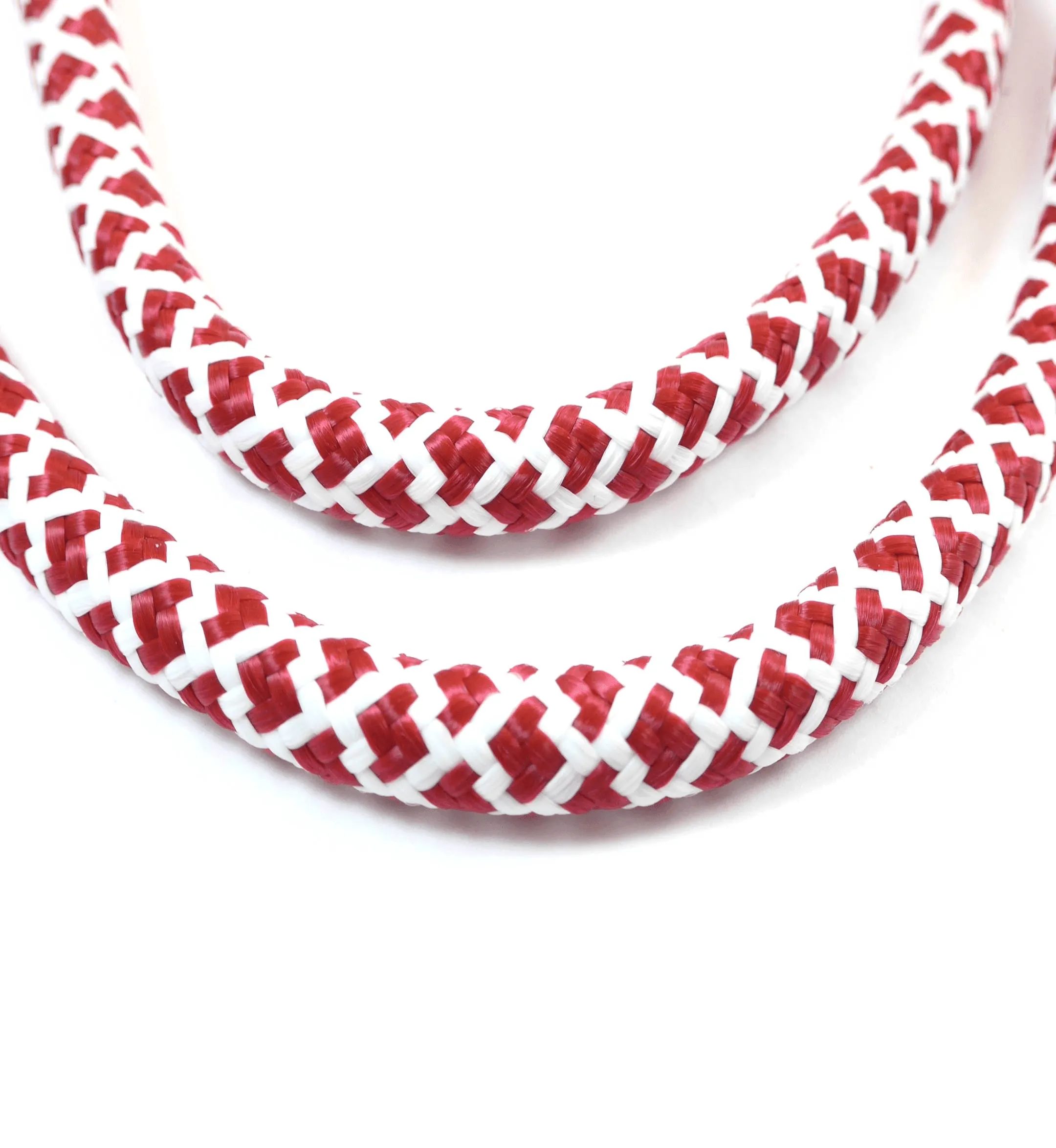 Tiled  Burgundy/White Dog Leash