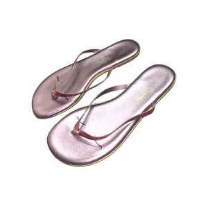 TKEES Pink Sparkle Flip-Flops