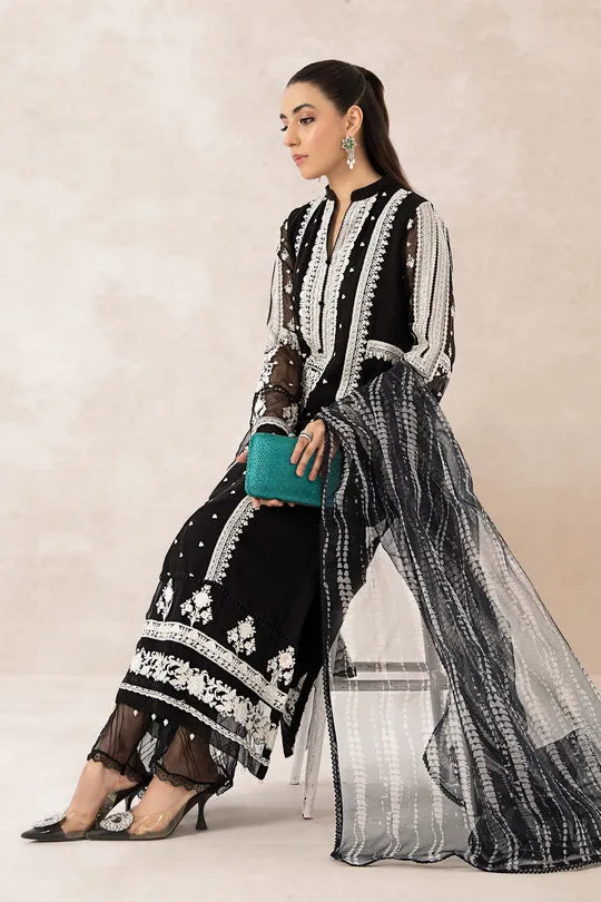 Traditional Black Shade Pakistani Salwar Kameez Embroidered Suit