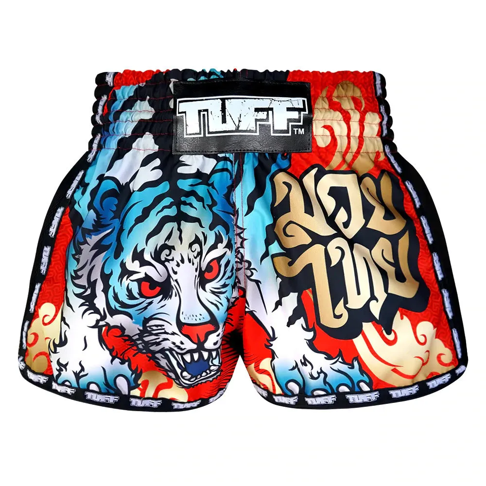 TUFF Retro Style Shorts - Cruel Tiger