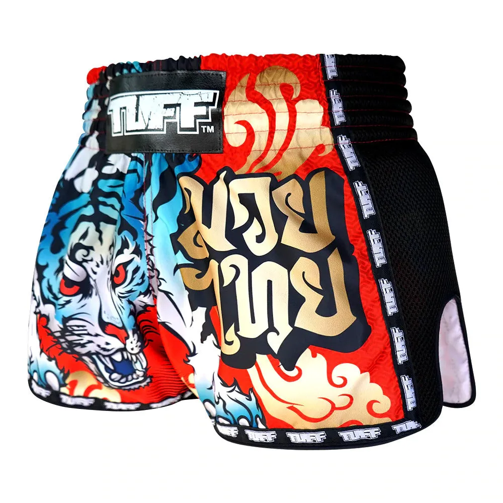 TUFF Retro Style Shorts - Cruel Tiger