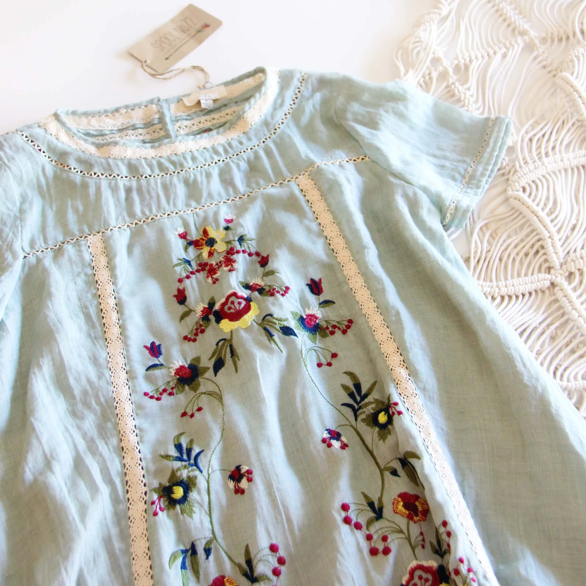 Vera Embroidered Dress