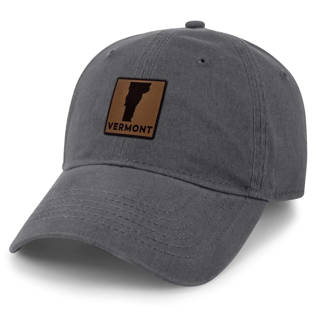 Vermont Leather Patch Dad Hat
