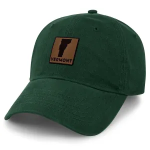 Vermont Leather Patch Dad Hat