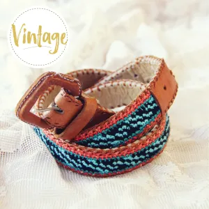 Vintage Embroidered Belt