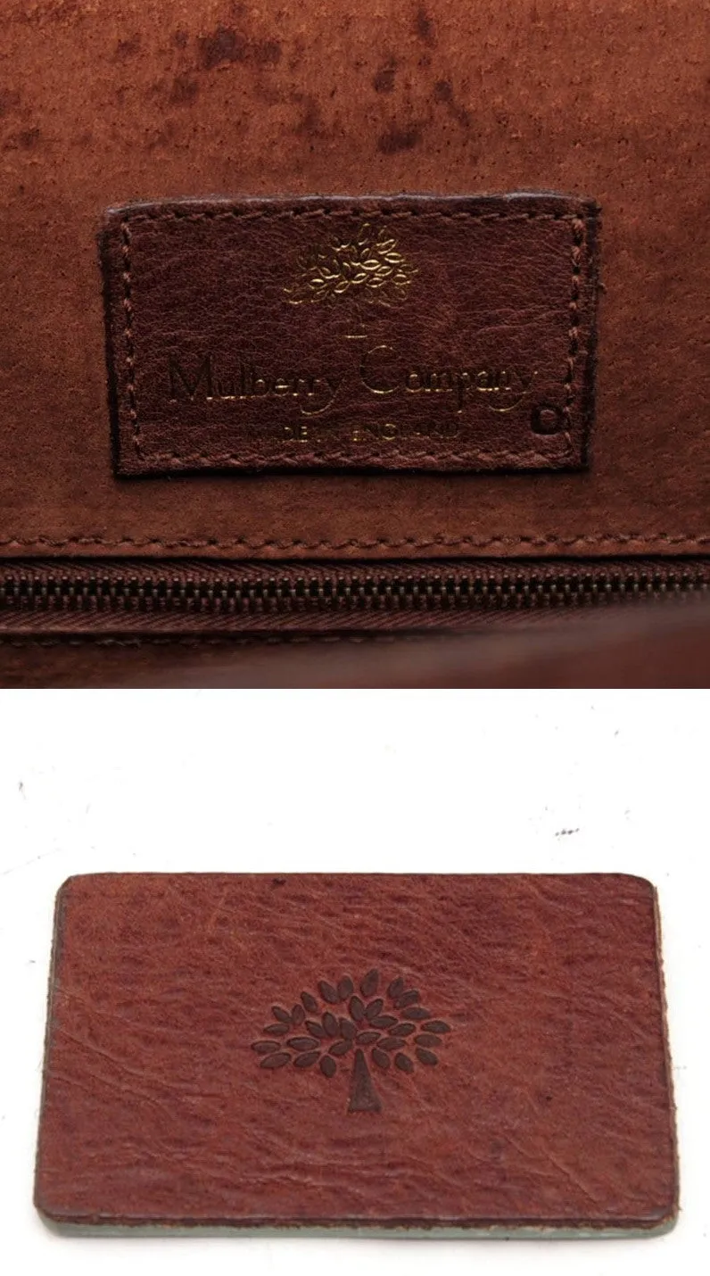 Vintage Mulberry croc embossed leather Kelly bag with shoulder strap. Roger Saul era. Rare masterpiece. 050201rl