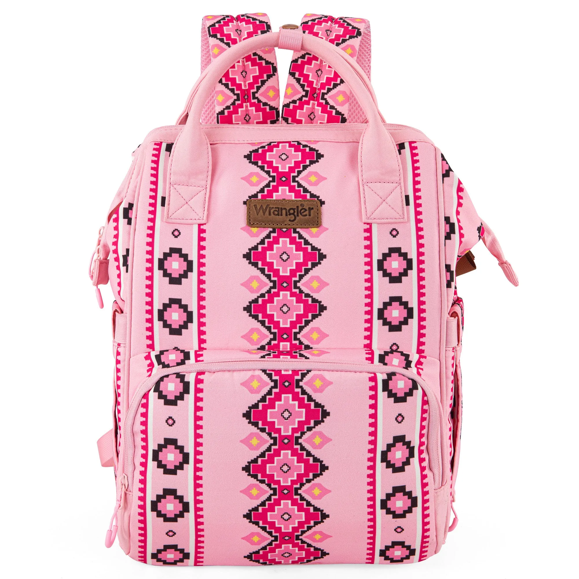 WG2204-9110   Wrangler Aztec Printed Callie Backpack -  Pink