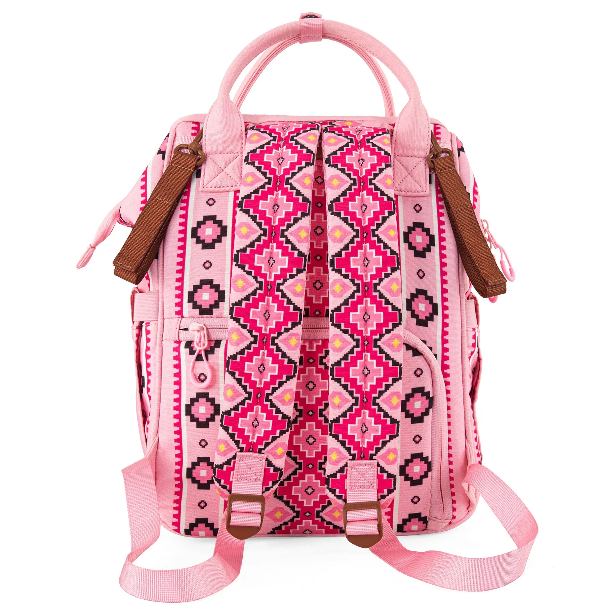 WG2204-9110   Wrangler Aztec Printed Callie Backpack -  Pink