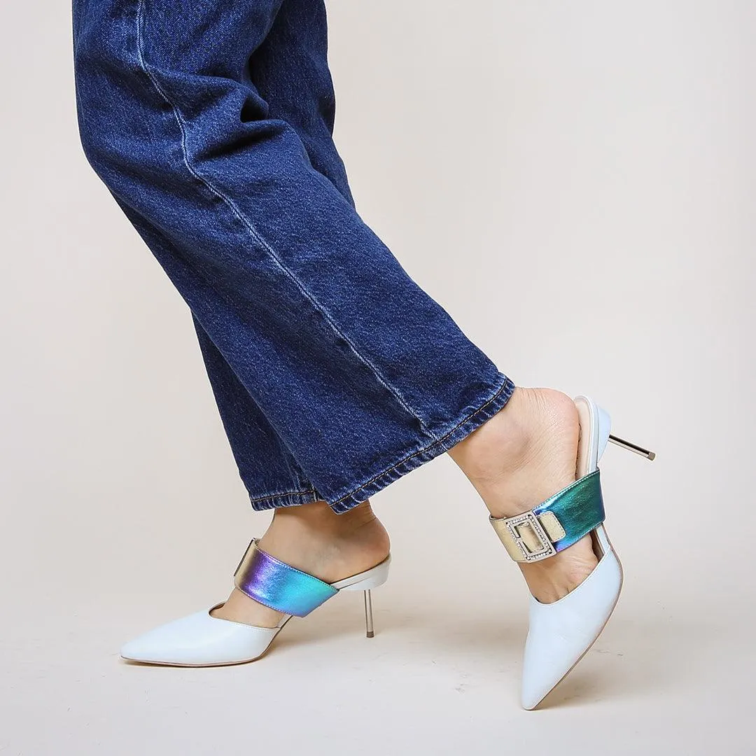 White Stiletto   Galaxy Grace Strap