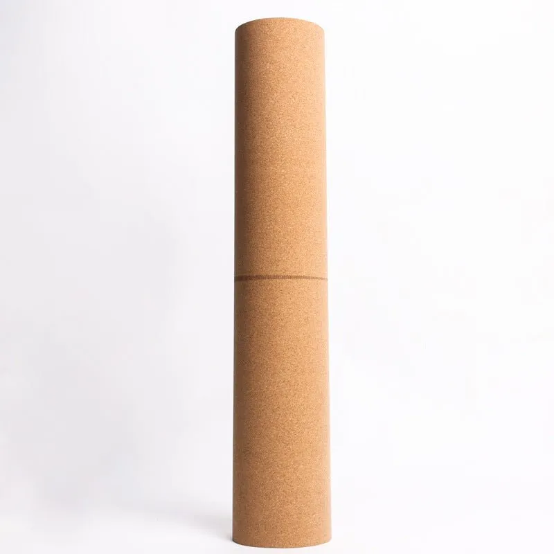 Woowooh Thorn Ball Cork Yoga Mat with Alignment Lines