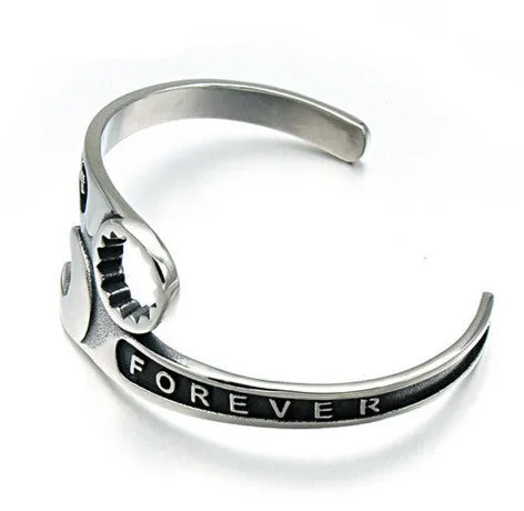 Wrench Bangle Bracelet