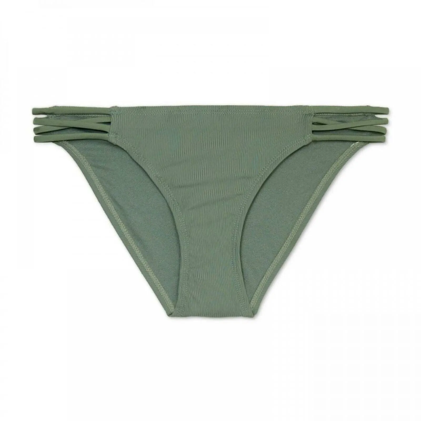 Xhilaration Women's Ribbed Strappy Hipster Bikini Bottom