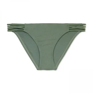 Xhilaration Women's Ribbed Strappy Hipster Bikini Bottom