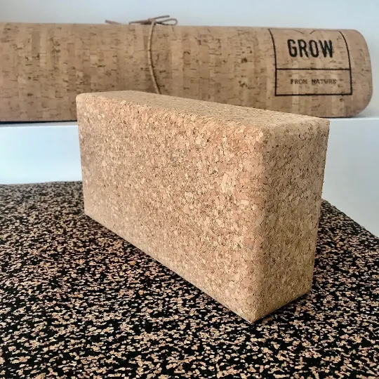 Yoga blocks made of Cork, Yoga Products, Vegan, made in Portugal