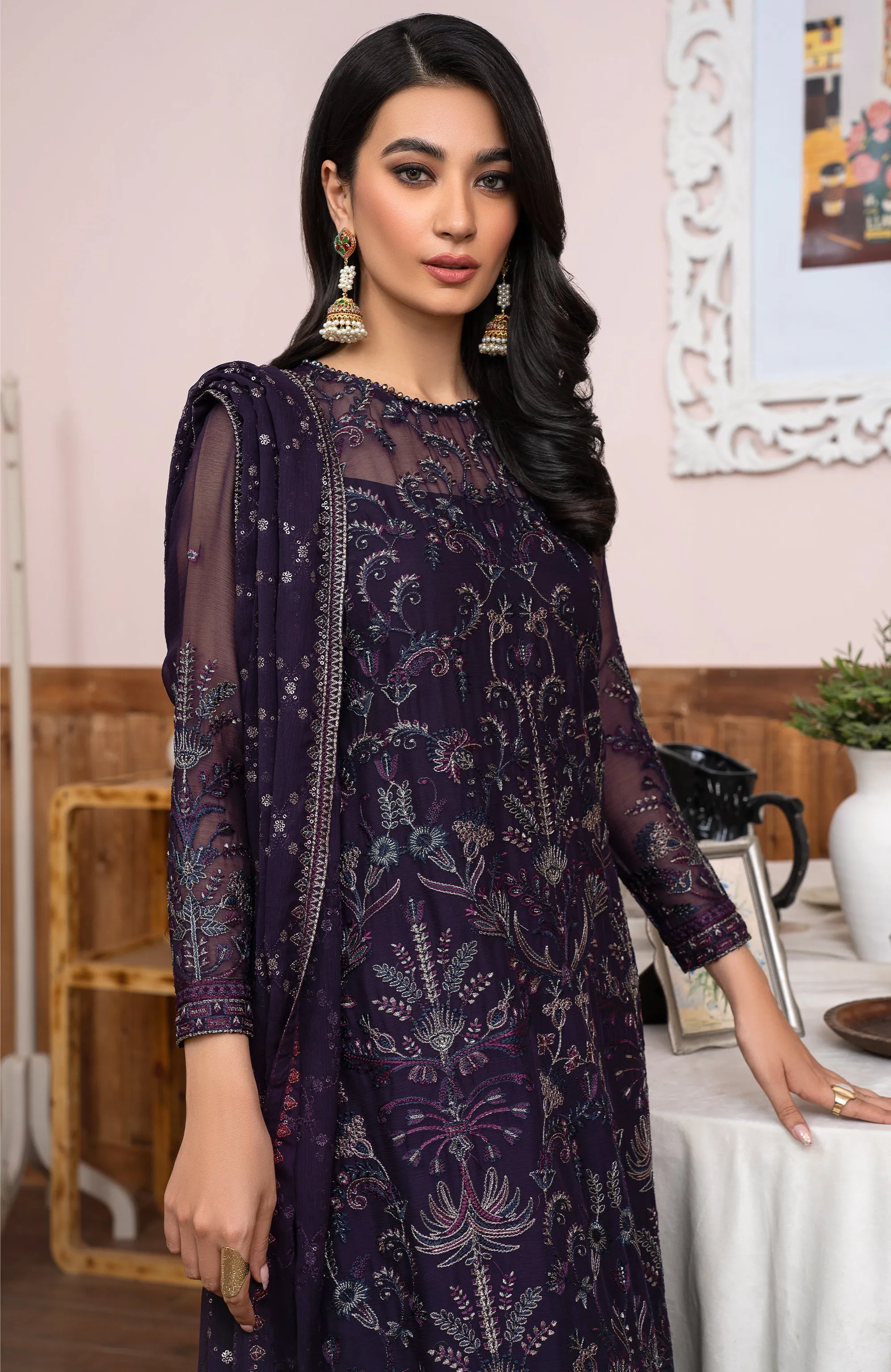ZLM 05 SCARLETT | Zarif Meeral Luxury Formals collection.