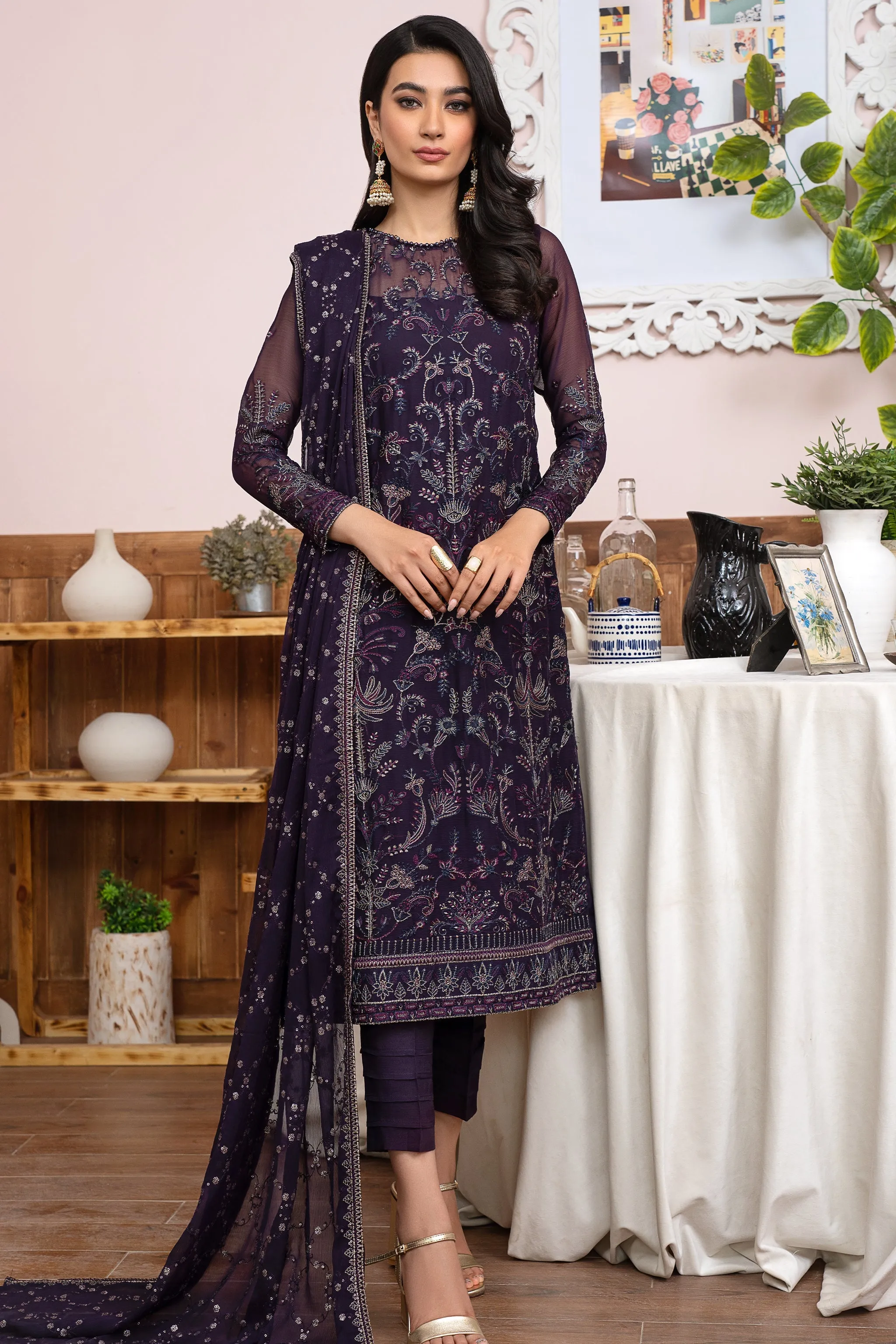 ZLM 05 SCARLETT | Zarif Meeral Luxury Formals collection.